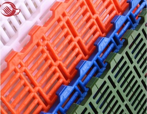 Domuz çiftliği ekipmanları çok renkli farklı boyutları stilleri çift kiriş için plastik çıtalı zemin domuz keçi koyun hayvan - Product Image 3