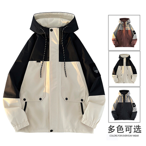 Customized logo New outdoor hard shell jacket women's three-in-one detachable <b>fleece</b> <b>liner</b> windproof waterproof mountaineering - Product Image 2