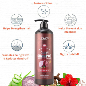 Champú orgánico anticaída para adelgazar el cabello, cebolla, 1 litro - Product Image 4