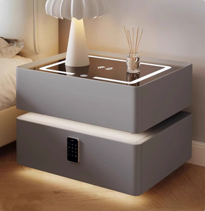 Grandes réductions Table <span class=keywords><strong>de</strong></span> <span class=keywords><strong>chevet</strong></span> en bois <span class=keywords><strong>Suspension</strong></span> <span class=keywords><strong>de</strong></span> style minimaliste avec lumière Table <span class=keywords><strong>de</strong></span> nuit à capteur intelligent - Product Image 5