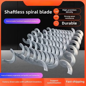 New cường độ cao thép không gỉ vít băng tải chuyến bay chịu mài mòn hạt Hệ thống vận chuyển Phụ kiện cho nông nghiệp - Product Image 5