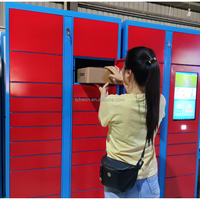 Armoire express électronique intelligente extérieure étanche à la pluie et à la rouille casier de dépôt et de ramassage de colis en libre-service 7*24