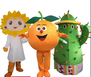 Костюм для косплея на Хэллоуин, Детский день, фруктовый, овощной, кокосовый, оранжевый, костюм талисмана для взрослых - Product Image 6