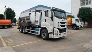 รถบรรทุก ISUZU GIGA 6×4 Jet‑Vac ขนาด 15000 ลิตร, ปั๊มนำเข้าจาก Samson, ถังเก็บน้ำเสียสแตนเลส, รถทำความสะอาดท่อระบายน้ำแบบกำหนดเองระดับไฮเอนด์ - Product Image 2