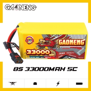 GAONENG GNB 8S 29.6V 33000mAh 33AH 5C 10C QS8 Semi Solid Stated Li-ion Battery Large Scale FPV Drone Quadcopter UAV Aircraft - Product Image 2