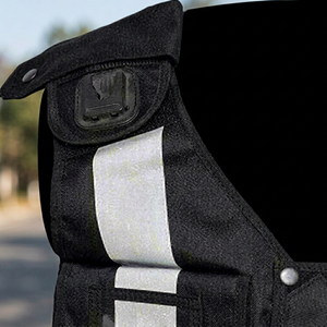 Gilet de sécurité réfléchissant OEM de haute qualité avec fermeture éclair avant, gilet tactique haute visibilité avec design et couleur sécurisés - Product Image 3