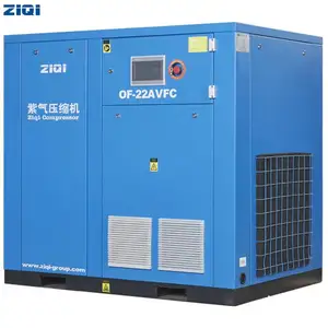 Compressor de ar-refrigerado fácil de manutenção, 30hp 380volt 8bar 116psi 22kw 2023 compressor de ar, óleo de lubrificação à água sem bom condição