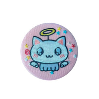 Écussons brodés en tissu anime, en polyester, à faire soi-même, avec épingle de sûreté en acier étamé, pour vêtements, chapeaux, sacs