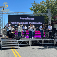 Estructura de Aluminio Resistente con Sistema de Iluminación de Montaje Rápido para Eventos al Aire Libre