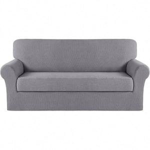 Funda de Sofá Elástica Premium Antideslizante, Diseño Moderno, 94% Poliéster, 6% Elastano, Color Personalizable, Protege el Mueble - Product Image 2