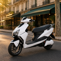 City Electric Motorcycle 72V30AH Dual Battery Pack 70km Range for Supermarket Shop Delivery Fleet