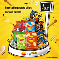 Groothandel Lay's Fruit & Vegetable Snacks Big Wave Aardappelchips Zout Gebakken Multi-smaak 70g Zak