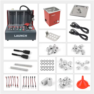เครื่องทำความสะอาดหัวฉีด CNC603C สีแดง 6 สูบ พร้อมเครื่องทดสอบระบบอัลตราโซนิก รับประกัน 6 เดือน - Product Image 4