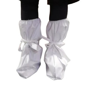 Disposable shoe <b>covers</b>, high-top <b>boot</b> <b>covers</b>, non-woven <b>boot</b> <b>covers</b>, dustproof foot <b>covers</b>. - Product Image 3