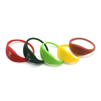 Pulsera de Silicona NFC de Alta Calidad de 13.56MHz, Resistente al Agua, ISO14443, con Impresión a Todo Color y Código QR para Control de Acceso