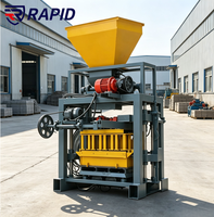 Idées de petites entreprises à vendre : Machine semi-automatique QT4-35/QT40-1 pour la fabrication de blocs de béton, de briques et de parpaings emboîtables