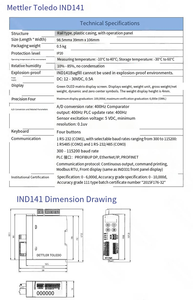 Balance Veidt pour instrument IND141 T14100D100000SF031 - Balance électronique numérique Toledo avec affichage précis - Product Image 4