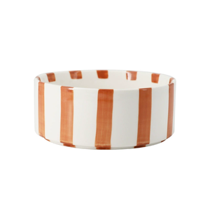 Nuevo plato redondo de cerámica a rayas de colores clásicos cuencos y platos gruesos a rayas <span class=keywords><strong>verticales</strong></span> - Product Image 5