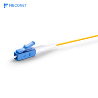 Pigtail Fibre Optique Haute Qualité 12 Cœurs Monomode LC UPC LZH/PVC TDM 900 0.9mm pour FTTH