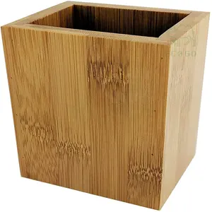 Minimalist Bamboo Wooden <b>Desk</b> Organizer <b>with</b> 3 <b>Drawers</b> for Desktop <b>Office</b> Supplies - Product Image 4