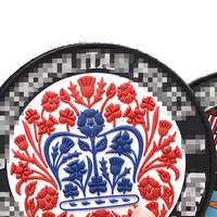 Patch décoratif 3D personnalisé en PVC, badge en caoutchouc thermocollant ou à coudre pour chapeaux, vêtements et sacs