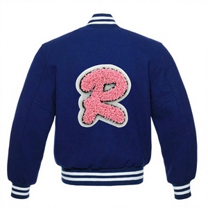 Chaqueta Letterman de Lana y Cuero de Alta Calidad para Hombre y Mujer, Logotipo Bordado Personalizado, Servicio OEM Clásico Premium - Product Image 6