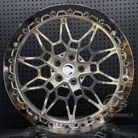 Jantes forgées sur mesure 5x112 5x120 Chrome True Beadlock Machined Face Spoke pour course de dragster BMW G80 M3 G82 M4 M340i M240i