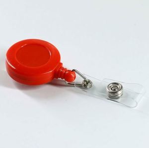 Wholesale <b>Id</b> Card Reels With Clip Name Reel Round Office School Supplies Retractable Lanyard Badge <b>Holder</b> - Product Image 6