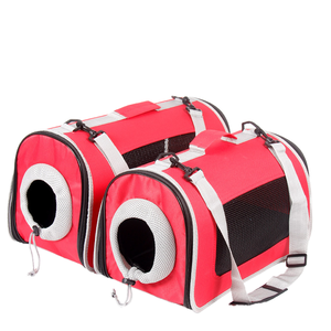 2020 nuova moda per Pet zaino di qualità Oxford portatile monospalla pieghevole Design tapparella traspirante borsa gatto cerniera - Product Image 6