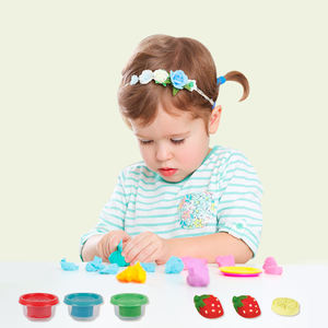 Kit de Plastilina para Hacer Helados, 4 Colores con Moldes, Arcilla Sensorial No Tóxica y Herramientas para Manualidades para Niños de 3+ Años - Product Image 4