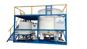 ปั๊ม PLC ควบคุมอัตโนมัติรุ่นใหม่สำหรับระบบเตรียมและจ่ายสารเคมีโพลีเมอร์ผงสำหรับบำบัดน้ำเสีย อัตราการไหล 5 ลบ.ม./ชม. - Product Image 5