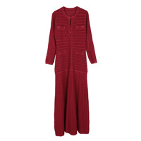 Nouvelle Robe Longue de Soirée Élégante Française pour Femme, Manches Longues, Automne, Luxe, Perles et Strass, Style Arabe Moyen-Orient 2026
