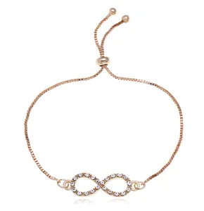 Pulsera infinity de Oro a la moda para mujer NS10092, venta al por mayor