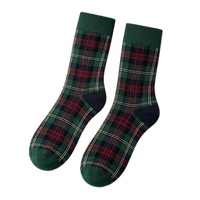 Chaussettes habillées pour hommes à dégradé de couleurs, côtelées, en coton doux, respirantes et extensibles, chaussettes de bureau formelles simples et unies