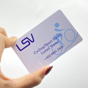 Cartes de visite en PVC de forme personnalisée, design unique - Product Image 2