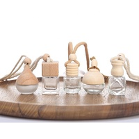 Mini diffuseur de parfum pour voiture 8ml 10ml avec bouchon en bois