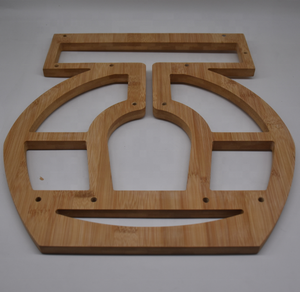 सीएनसी मशीनिंग बांस प्लेटें कस्टम मेड लकड़ी के भागों - Product Image 6