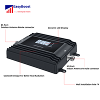 Amplificador de Señal 4G Tri-Banda de Alta Ganancia EasyBoost 700/900/1800MHz B28 B8 B3, Garantía de 5 Años, Potencia de Salida de 22dBm, Ganancia de 72dB, Datos Rápidos