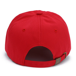 Casquette de baseball Jinhua en sergé de coton, 6 panneaux, réglable, unisexe, protection solaire, couleur unie, pour toutes les saisons - Product Image 2