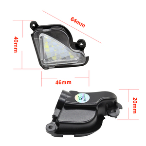 LED sotto specchietto laterale lampade luci di benvenuto Auto illuminazione per Skoda superba 2/3 <span class=keywords><strong>Octavia</strong></span> 2/3 lampada pozzanghera <span class=keywords><strong>accessori</strong></span> Auto - Product Image 3