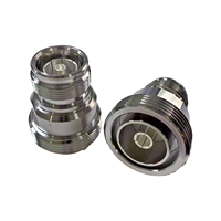 Messing L29/4.3-10-KK Adapter-Steckverbinder DIN 7/16 L29 Buchse auf Mini DIN 4.3-10 Buchse Koaxial-Steckverbinder