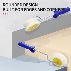 Rodillo <span class=keywords><strong>para</strong></span> Juntas de Papel Tapiz Industrial <span class=keywords><strong>con</strong></span> Mango de Marco, Rodillo de Pintura en Forma de Barril <span class=keywords><strong>para</strong></span> <span class=keywords><strong>Pintar</strong></span> y Decorar - Product Image 3