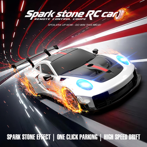New SJY-9011S Flint Wheel High-Speed Drifting Vehicle Controllable spark effect Lighted music Automatic parking RC Car 1/18 - Product Image 3