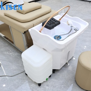 Kisen Instant Setup Shampoo Bed with Built in Water Reservoir and Filtration System Provides True Plumbing Free Salon Operation - Product Image 1