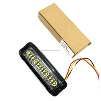 Feux stroboscopiques LED ambrés, rouges, bleus, verts homologués ECE R65, feux de calandre de voiture d'urgence, étanches IP67 LTD148