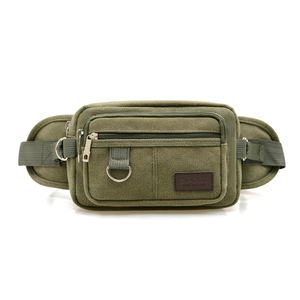 Nueva Bolsa de Pecho para Hombre, de Lona, Multifuncional, Gran Capacidad, Color Caqui, Negro, Verde Militar, Marrón, Color Sólido, Verano 2025, para Uso Diario - Product Image 2