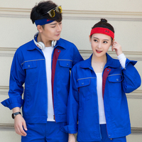 Tenue de Travail Industrielle Personnalisable avec Logo – Ensemble Veste et Pantalon Cargo Professionnel de Sécurité Printemps-Automne