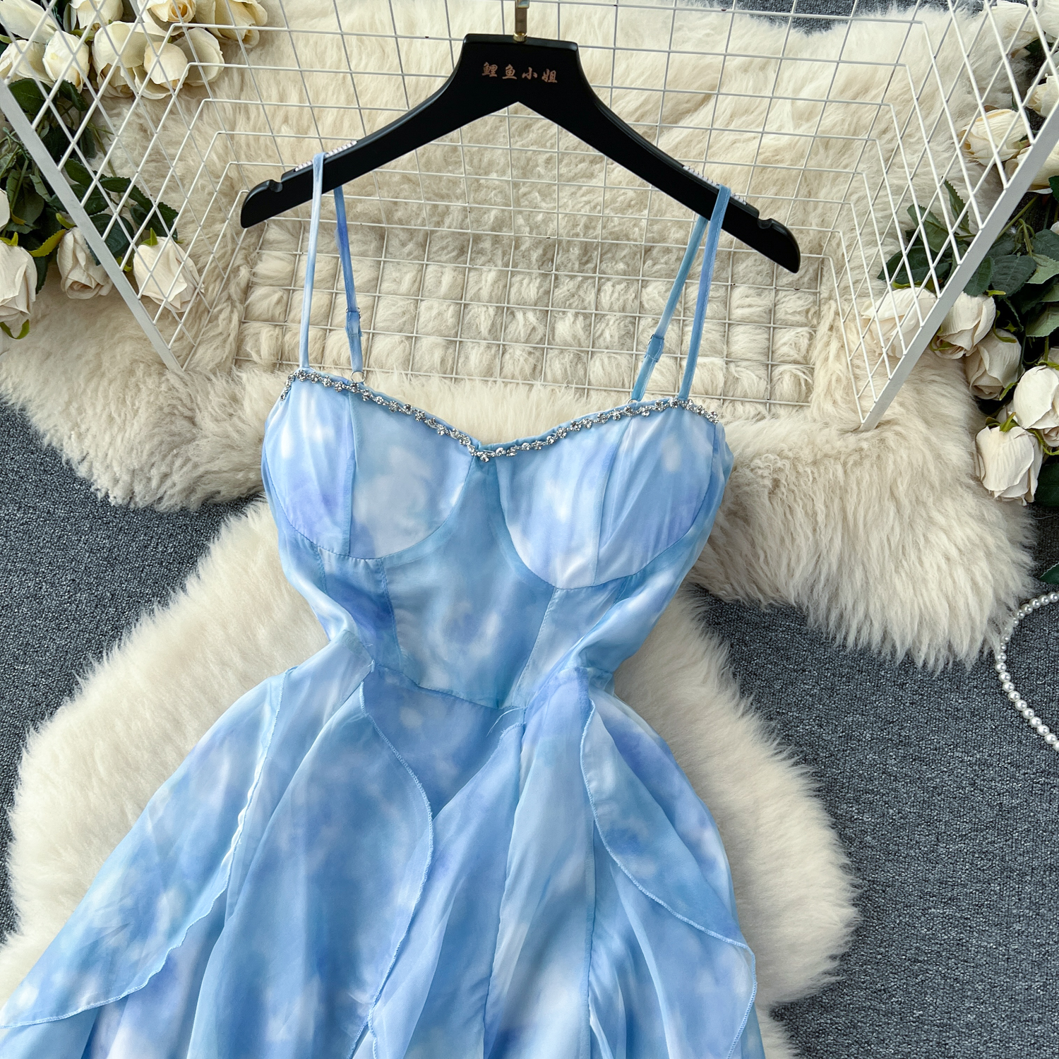 Elegant Summer Fairycore Tunic Midi Dress for Women