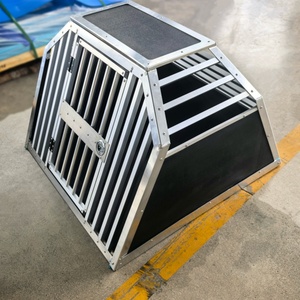 Jaula para Perros de Aluminio con Diseño Simple y Duradero, con Bandeja de Plástico para Todas las Estaciones, Suministro de Fábrica - Product Image 2