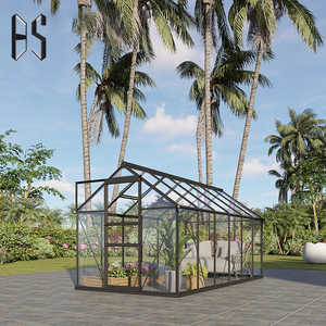 Fabbrica vendita diretta <span class=keywords><strong>giardino</strong></span> <span class=keywords><strong>in</strong></span> policarbonato foglio verde casa con telaio <span class=keywords><strong>in</strong></span> lega di alluminio impianto serra - Product Image 5
